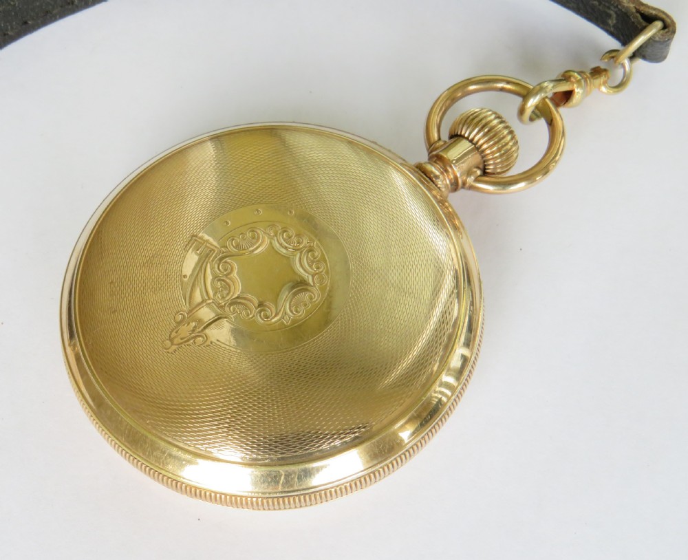 Antique Electa pocket watch and albert View IV