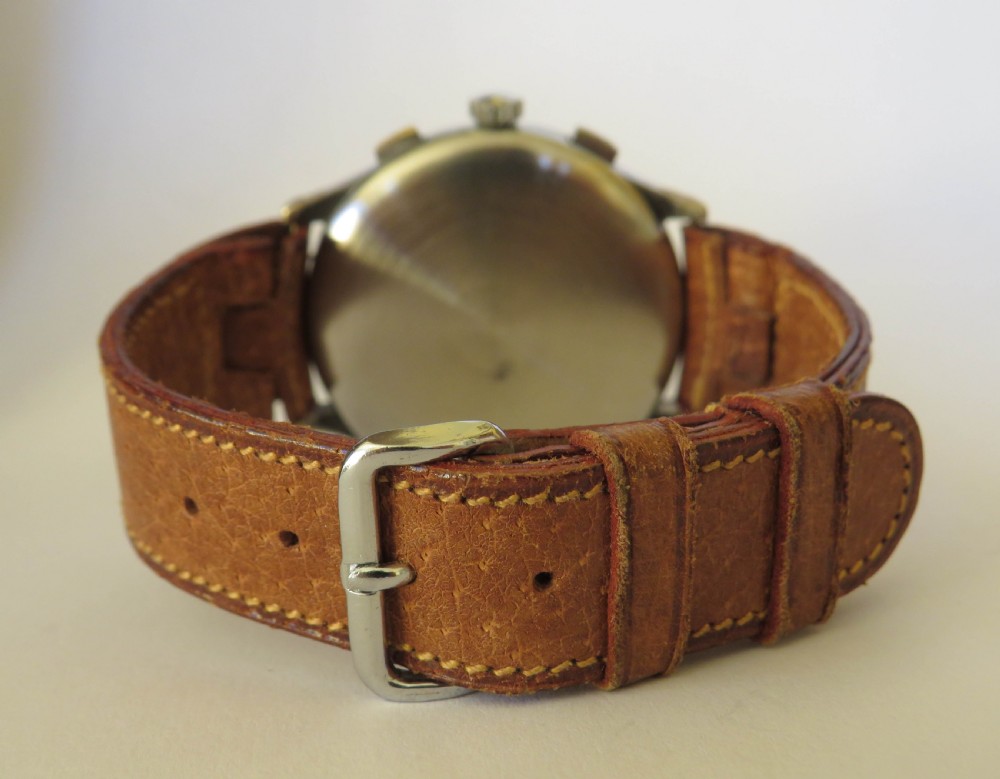 Gents 1940s Leonidas chronograph wrist watch View IV