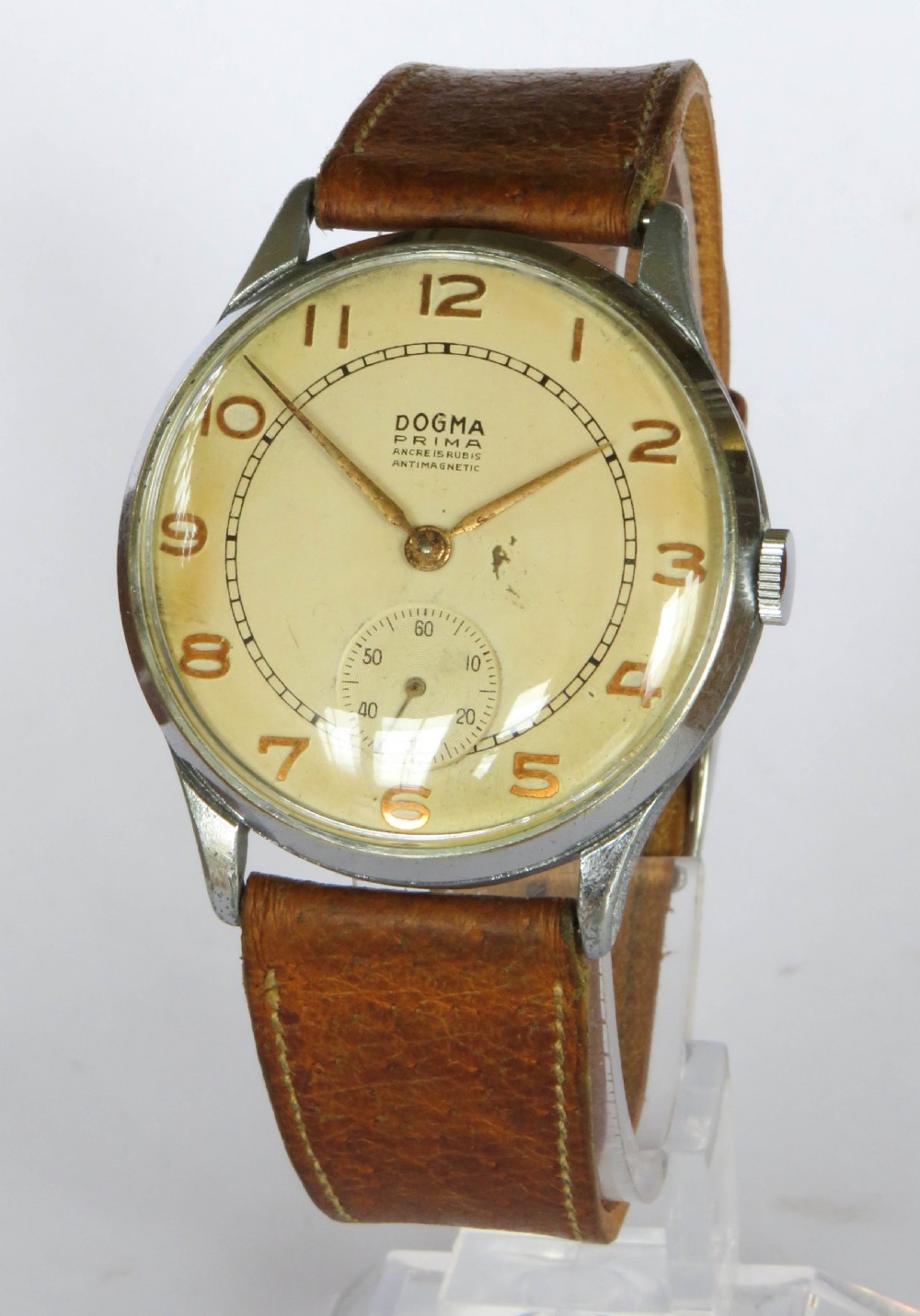 Gents 1950s jumbo Dogma Prima wrist watch
