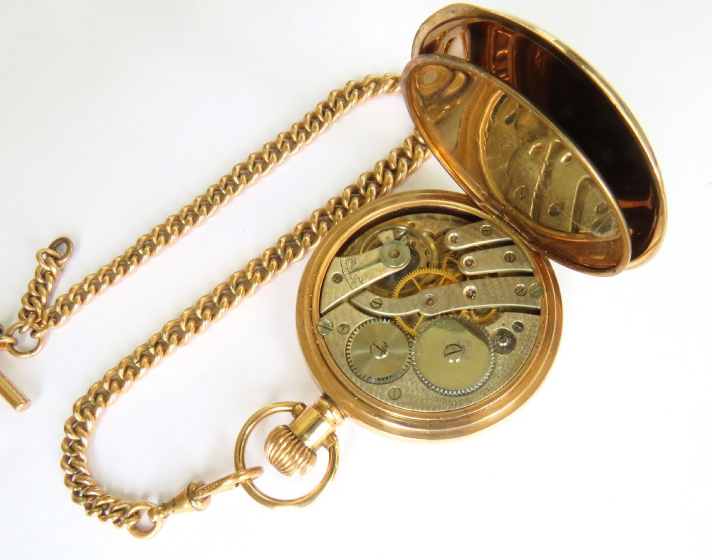 Antique Cyma pocket watch and chain View IV
