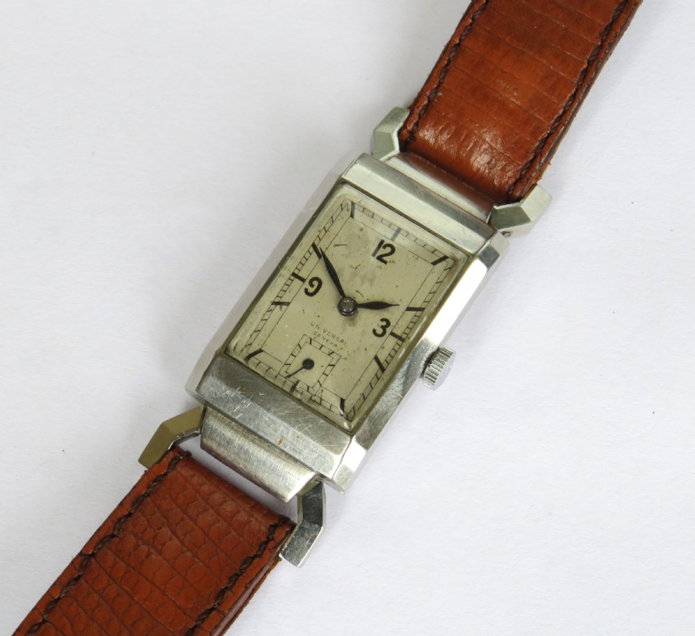 Rare 1930s Universal Geneve wrist watch View II