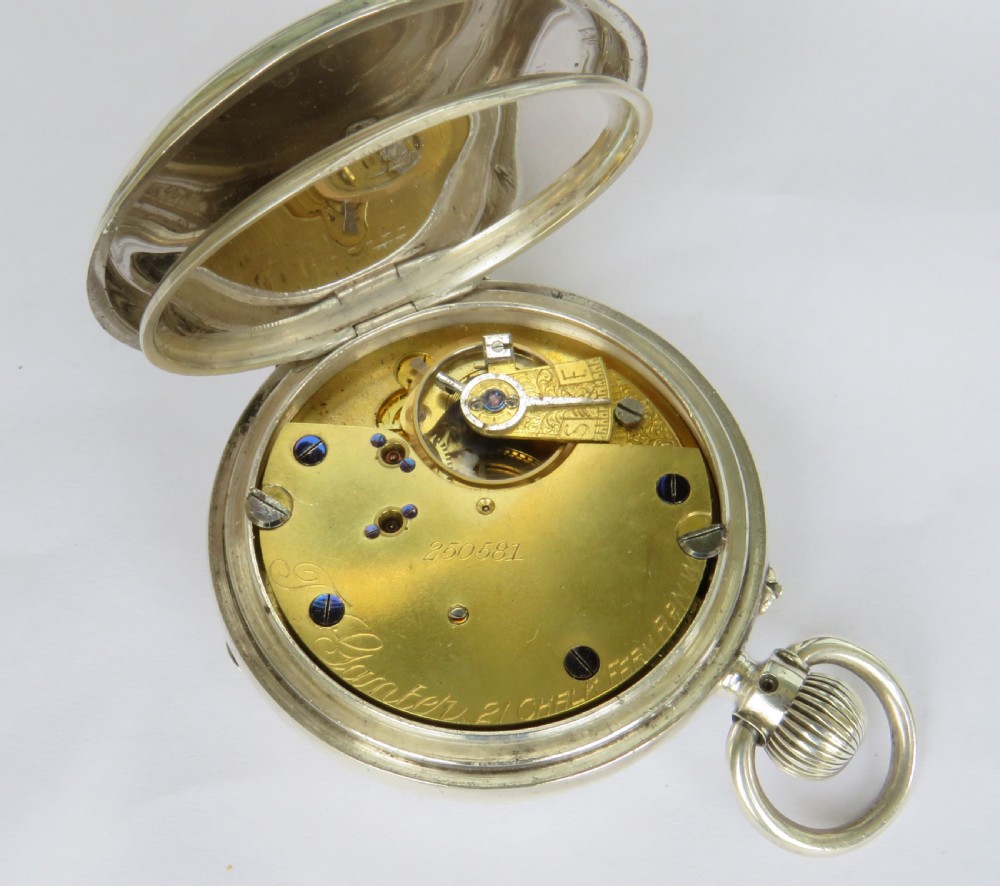 Antique English pocket watch, 1894 View IV