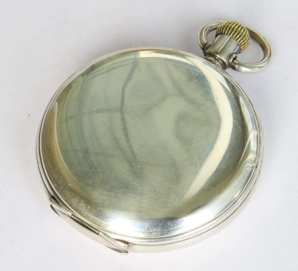 Antique silver filled Thomas Russell full hunter pocket watch View VI