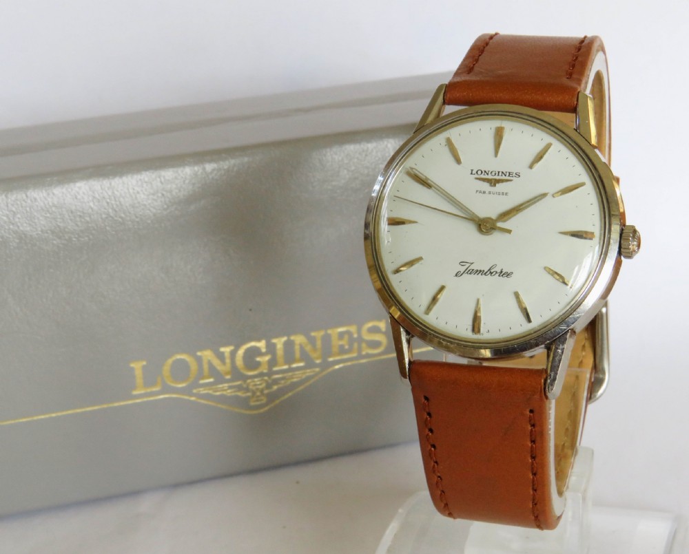 Gents Longines Jamboree wrist watch, 1958