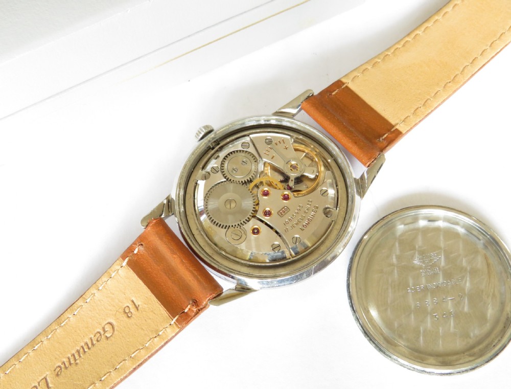 Gents Longines Jamboree wrist watch, 1958 View III