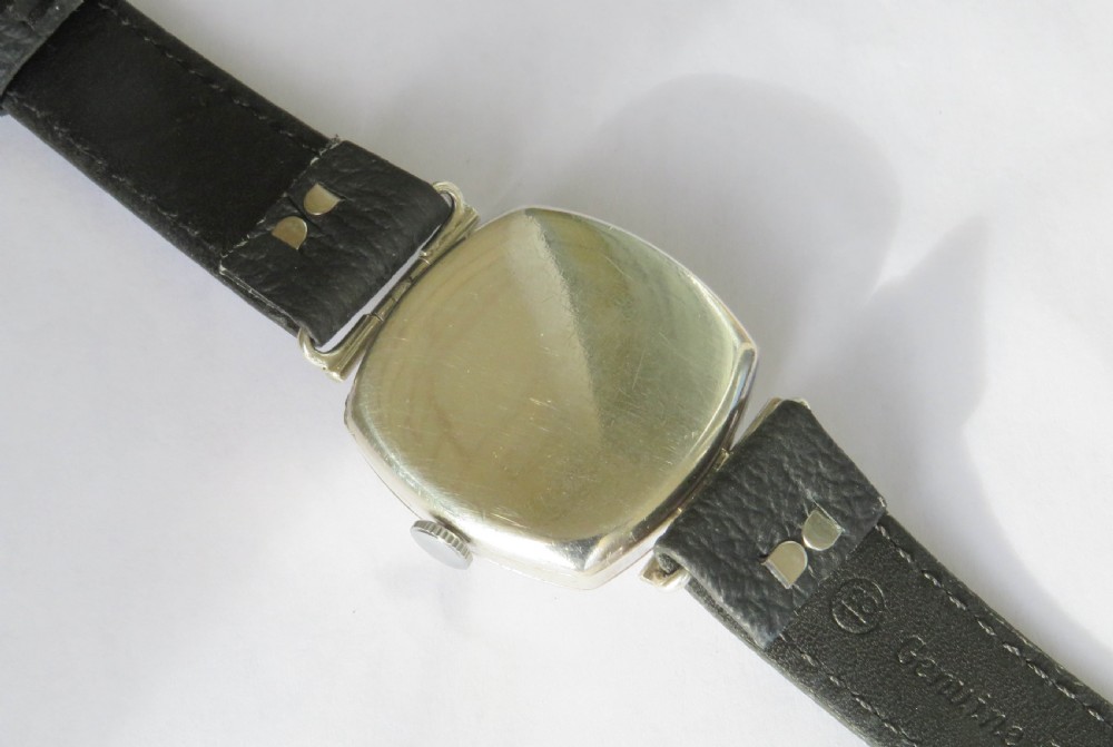 Gents silver Unicorn wrist watch, 1924 View IV