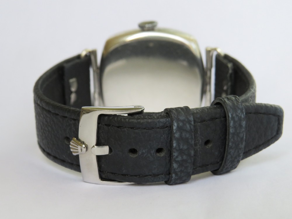 Gents silver Unicorn wrist watch, 1924 View V