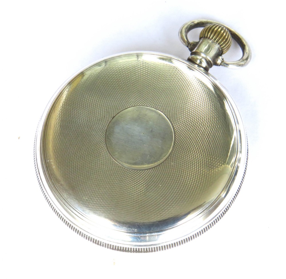 Antique silver Oreba pocket watch, 1923, Larne View IV