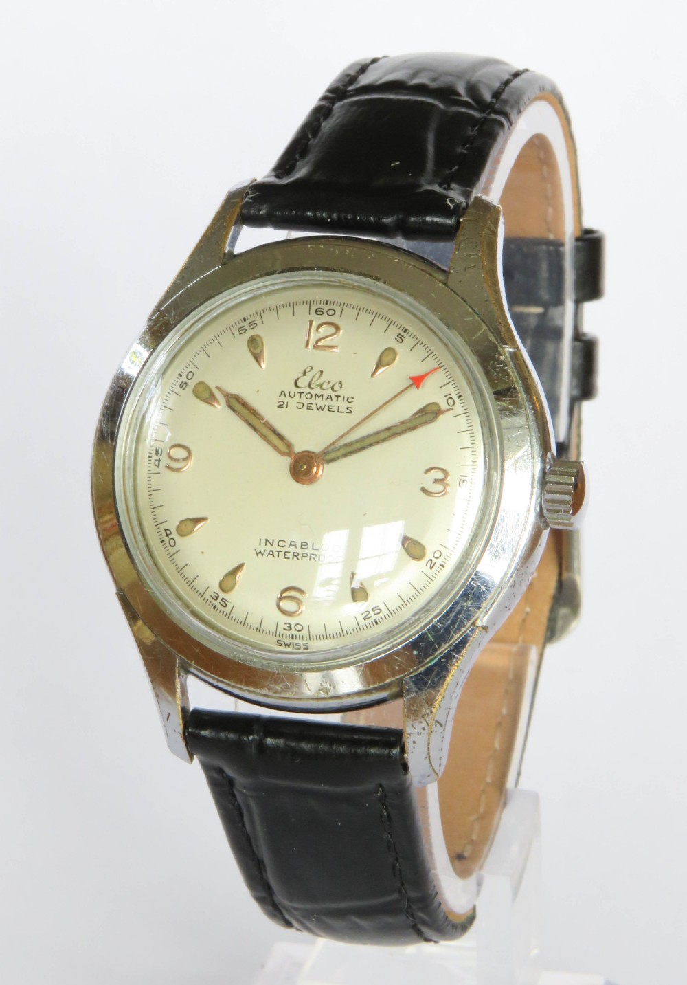 Gents 1950s Elco wrist watch by Helvetia