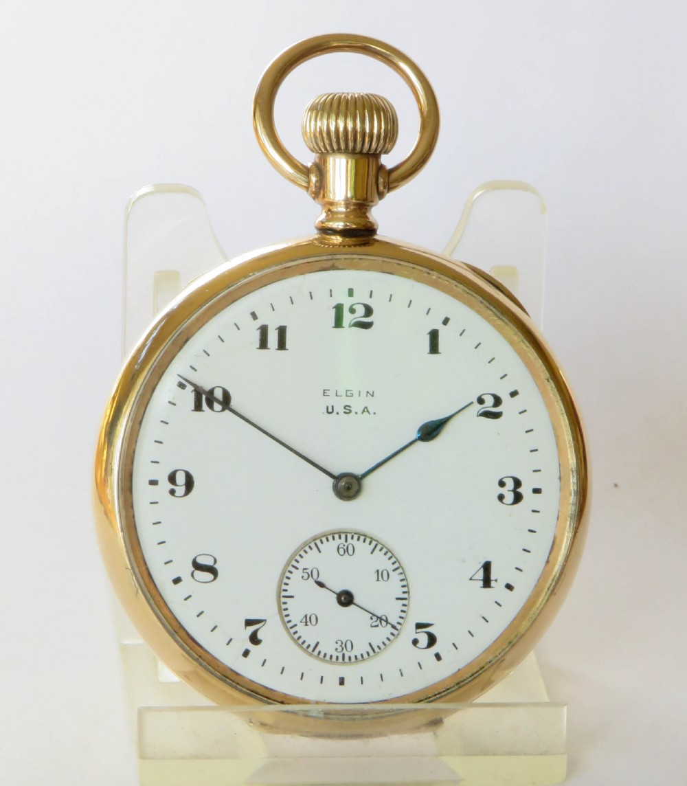 Antique Elgin pocket watch, 1911 View II