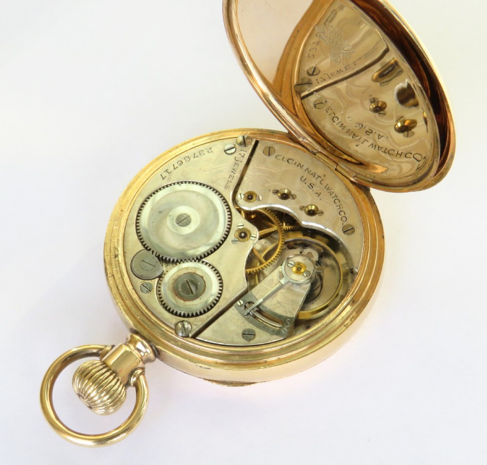 Antique Elgin pocket watch, 1911 View IV