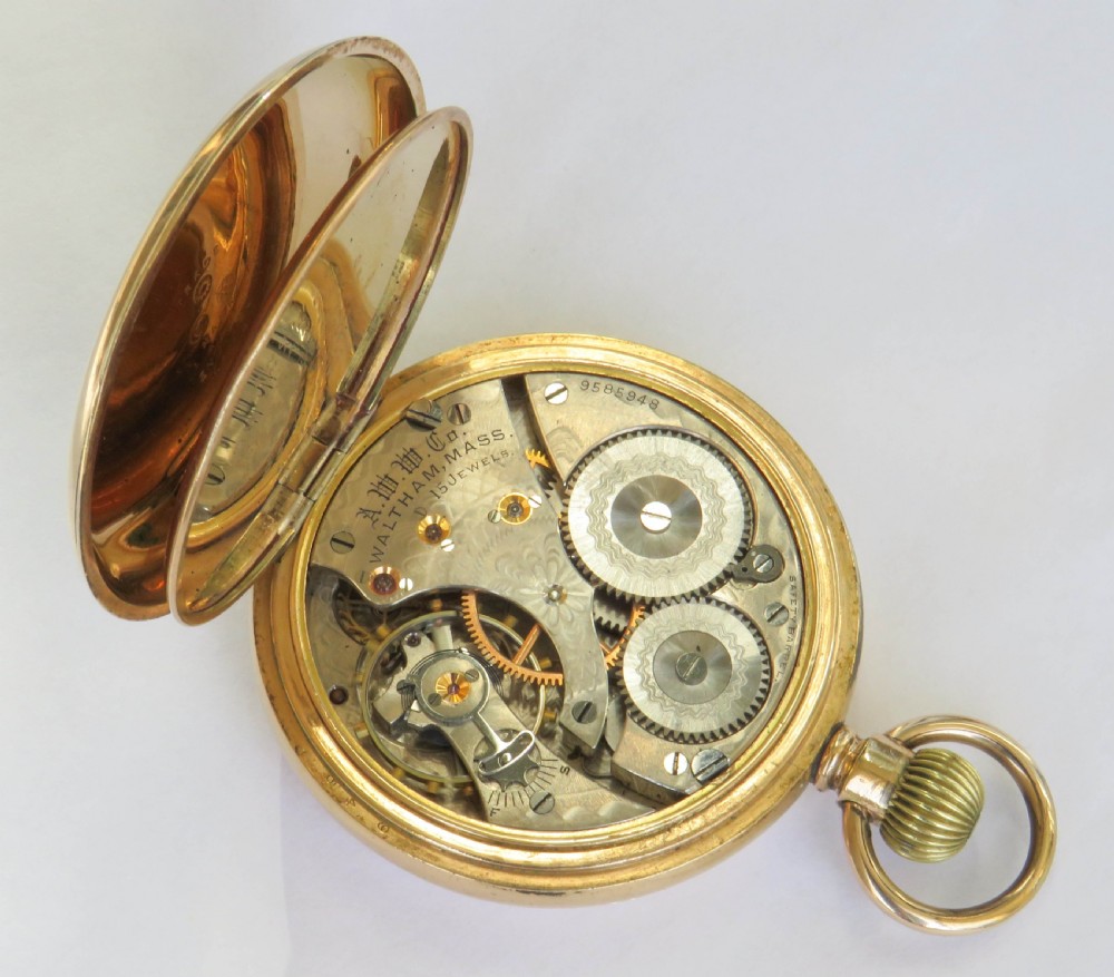 Antique Waltham pocket watch, c1900 View III