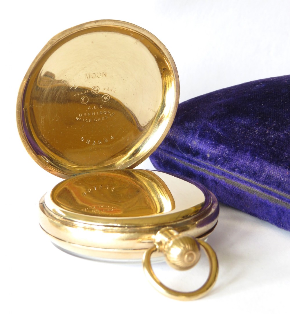 Antique 1913 Waltham Marquis pocket watch View IV