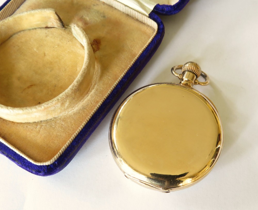 Antique 1913 Waltham Marquis pocket watch View V