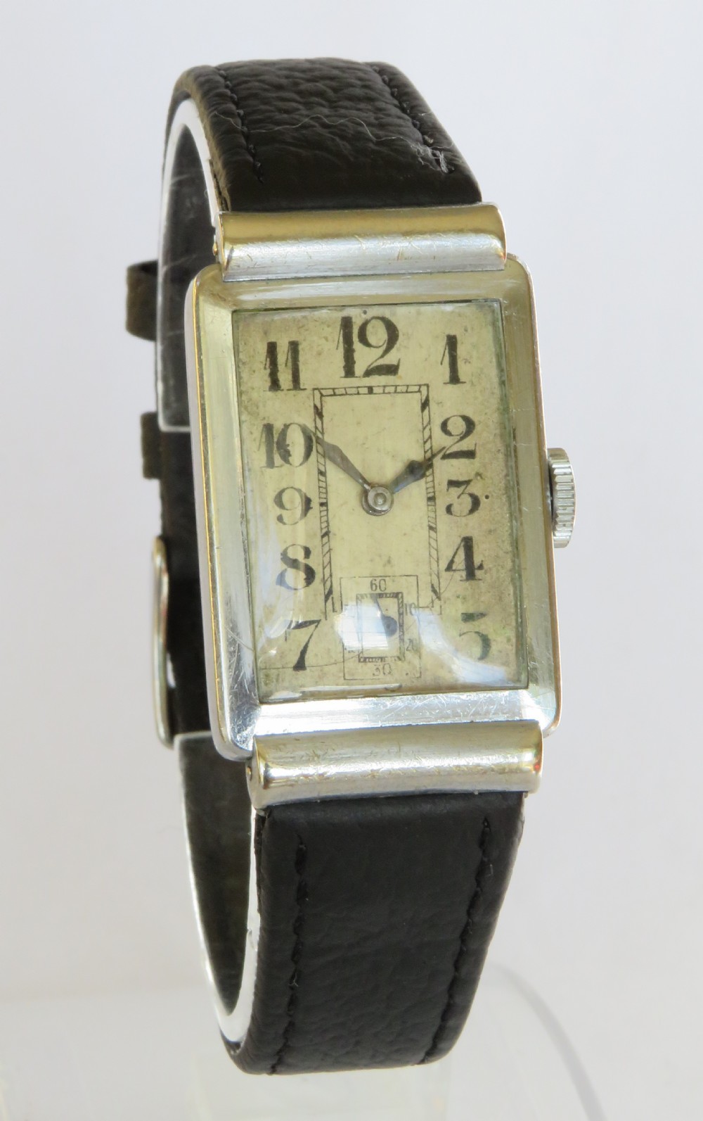 Gents 1930s Art Deco wrist watch View II