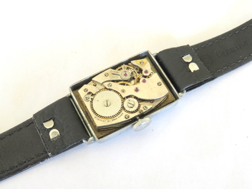 Gents 1930s Art Deco wrist watch View III