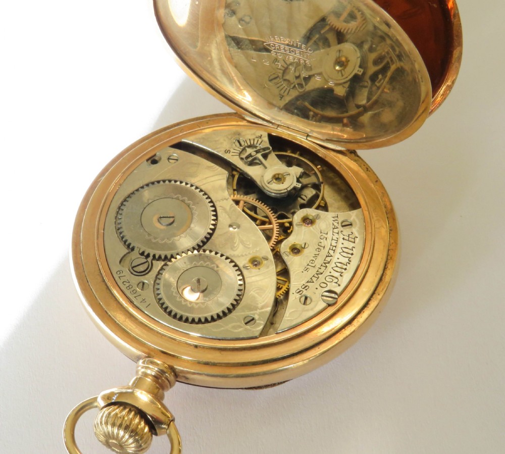 Antique Waltham pocket watch, 1906 View III
