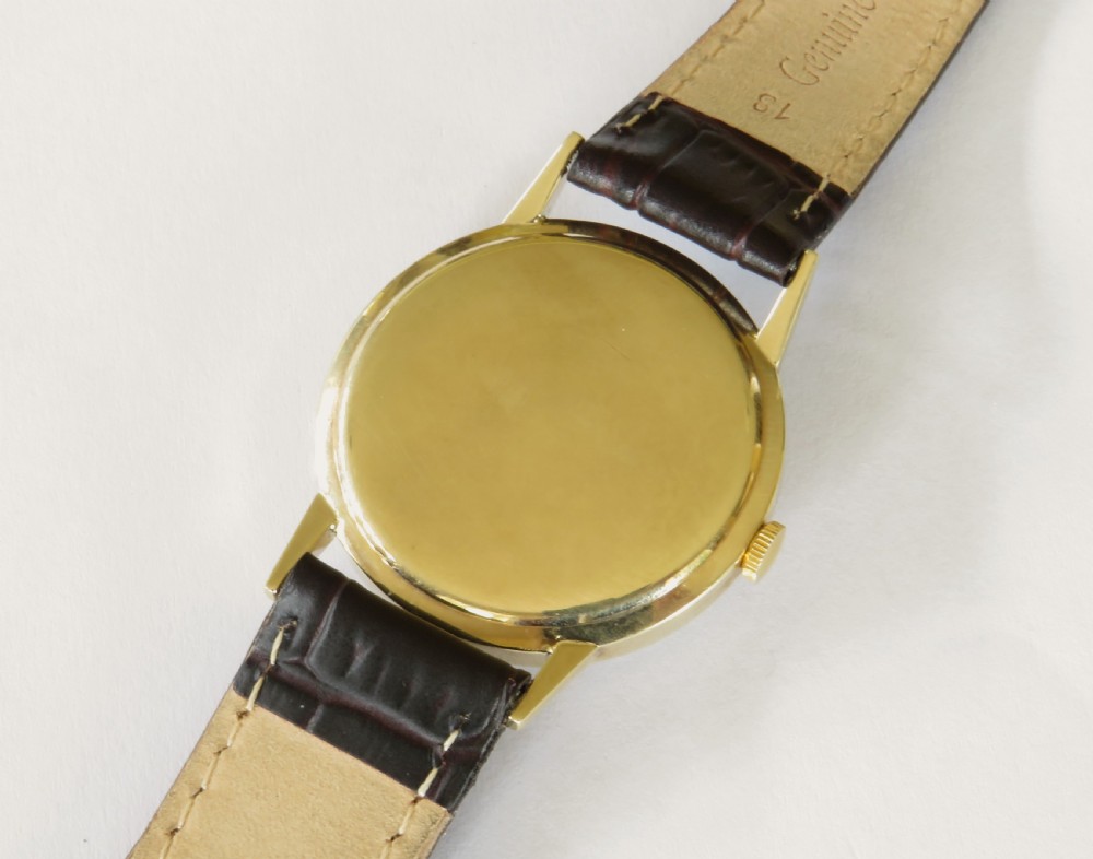 Gents 9ct gold Lanco wrist watch, 1967 View V