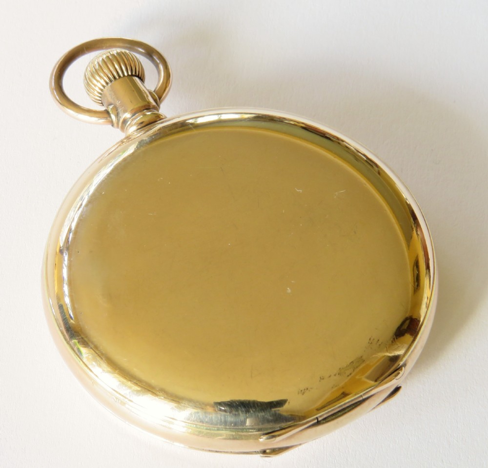 Elgin full hunter pocket watch, 1923 View V