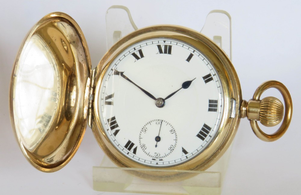 1920s Fleurier full hunter pocket watch