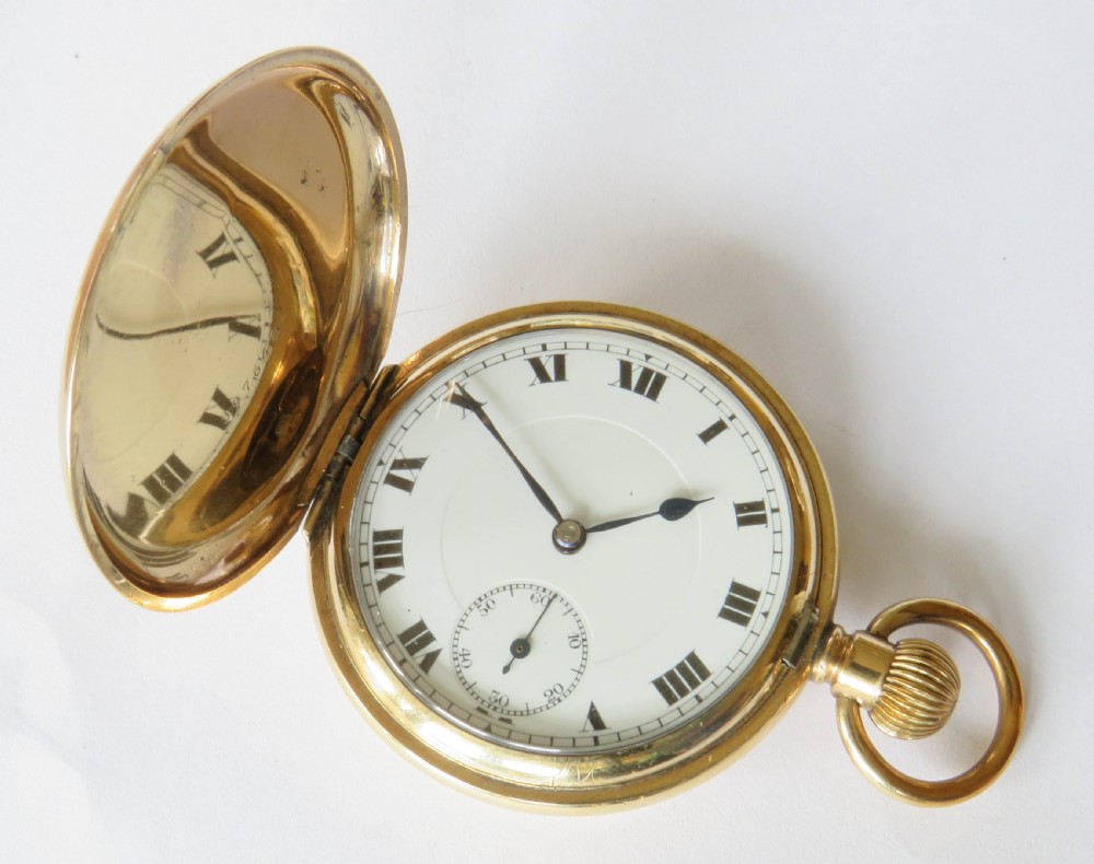 1920s Fleurier full hunter pocket watch View II