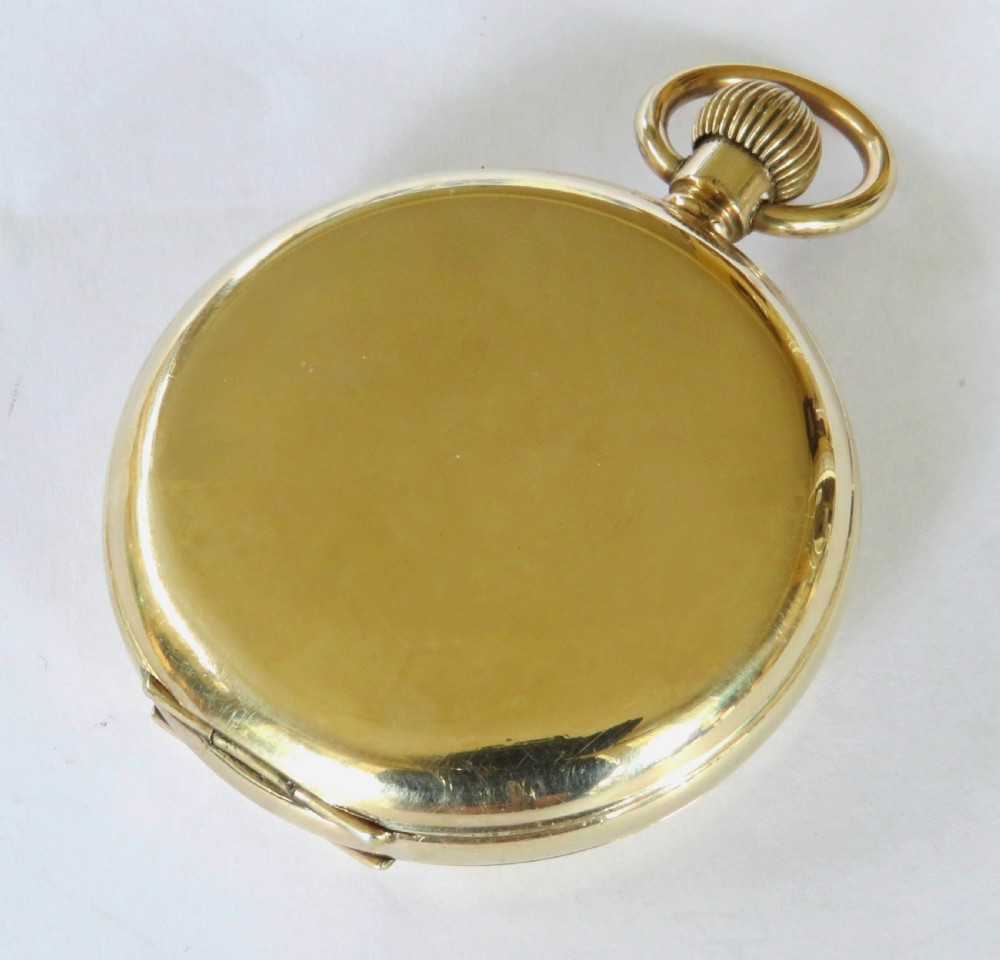 1920s Fleurier full hunter pocket watch View V
