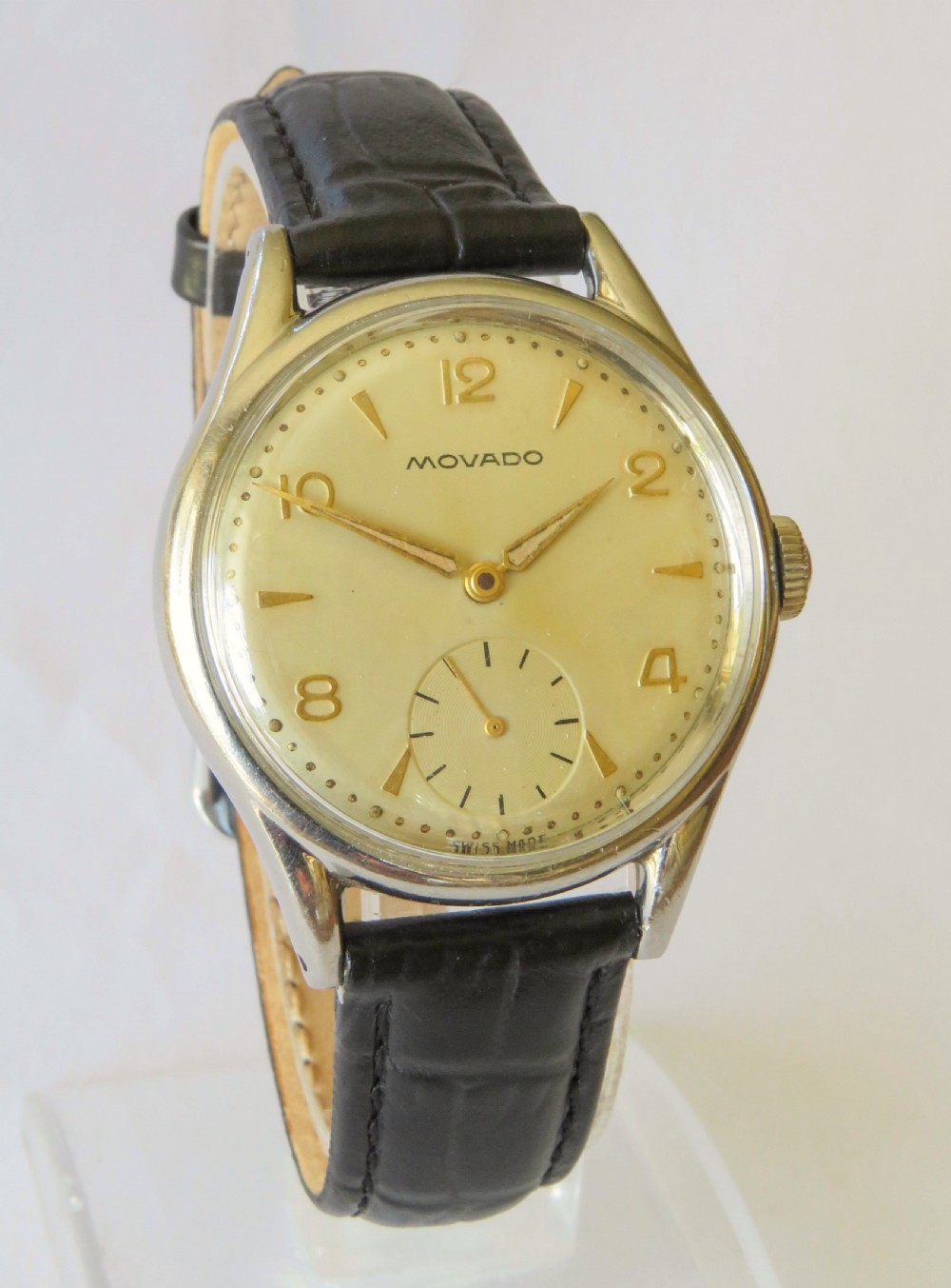 Gents 1950s Movado wrist watch View II