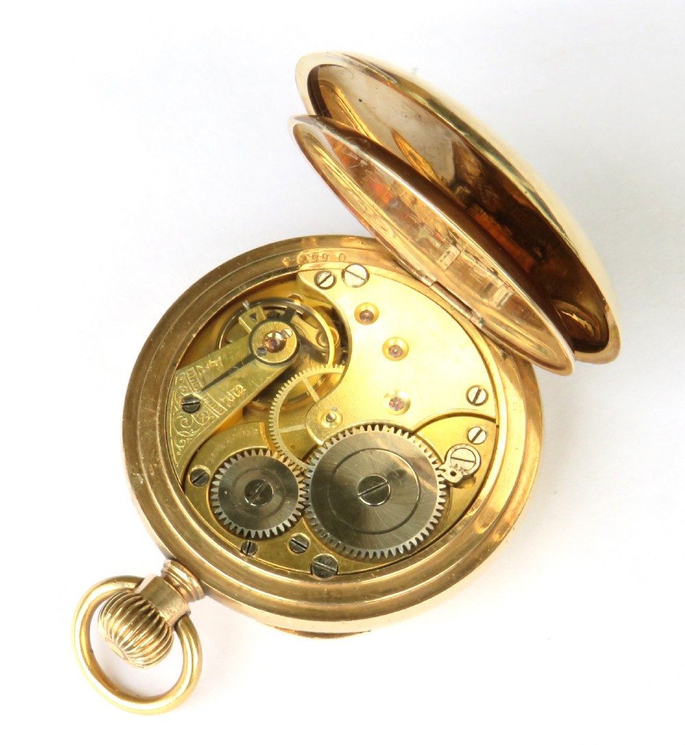 Small antique Omega pocket watch, c1910s View IV