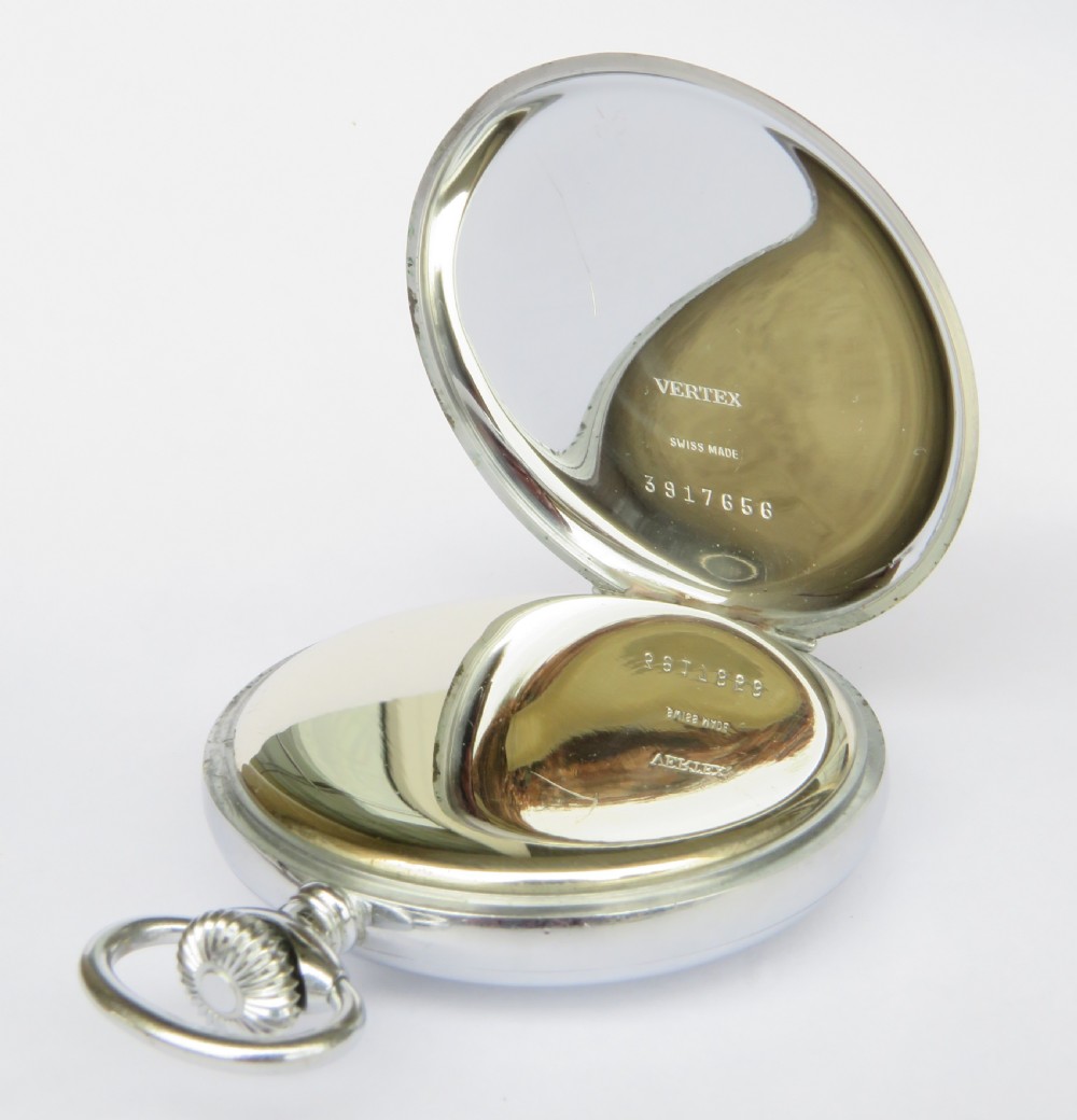 1930s Vertex Revue pocket watch View III