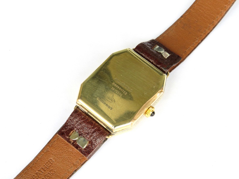 Gents Art Deco wrist watch, 1930s View IV