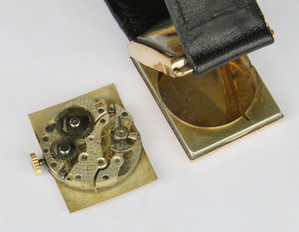 Gents 1930s Art Deco wrist watch View III
