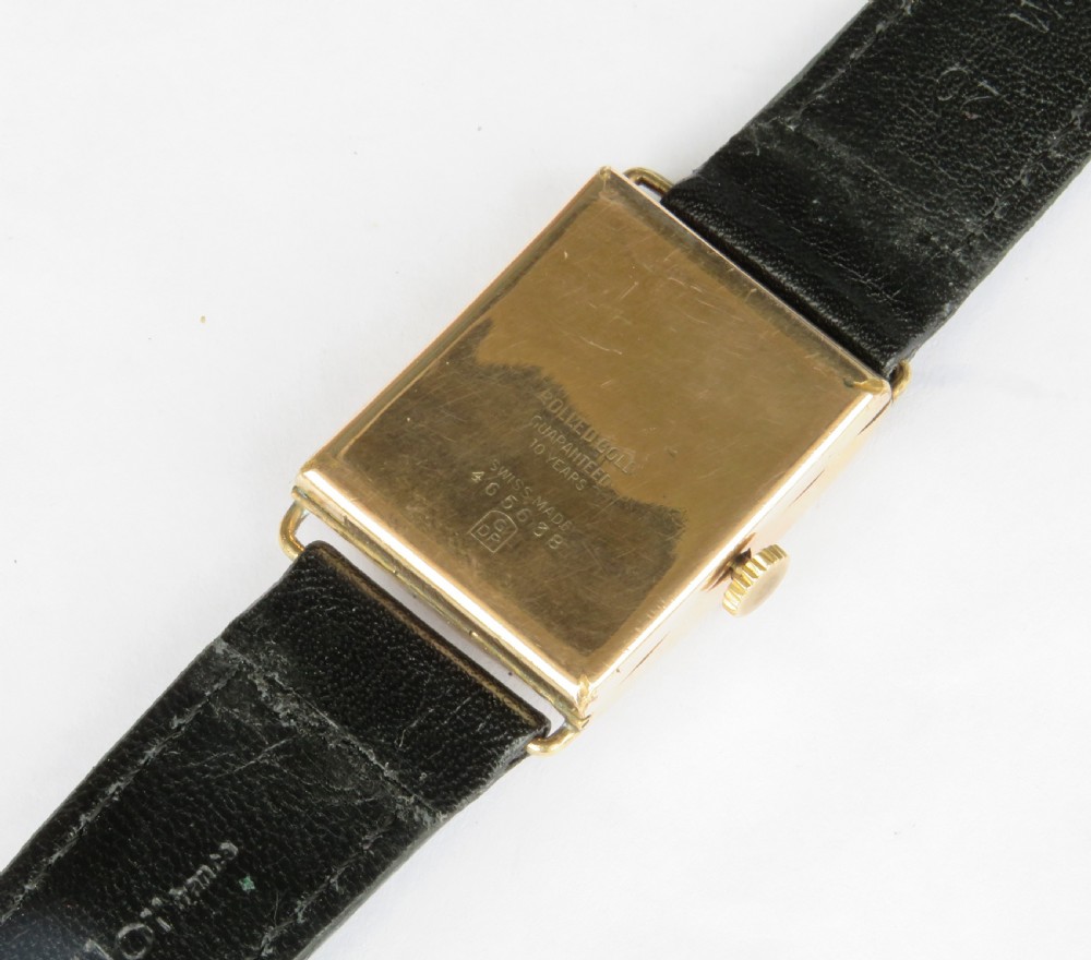 Gents 1930s Art Deco wrist watch View IV