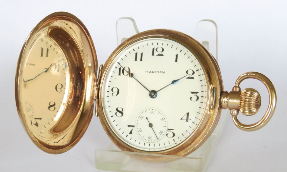 Antique Waltham full hunter pocket watch, 1924