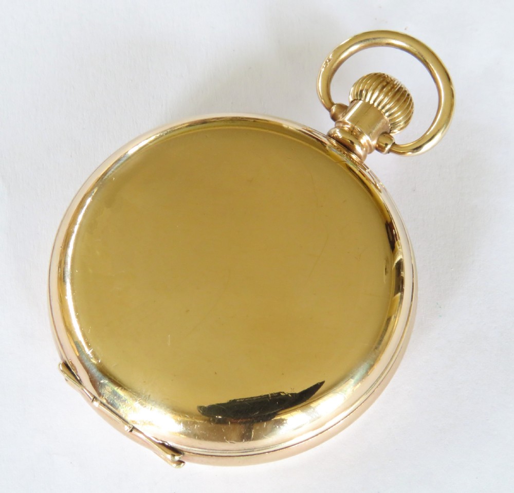 Antique Waltham full hunter pocket watch, 1924 View IV