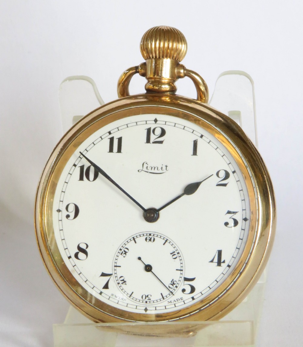 1920s Limit pocket watch and antique rosewood box View III