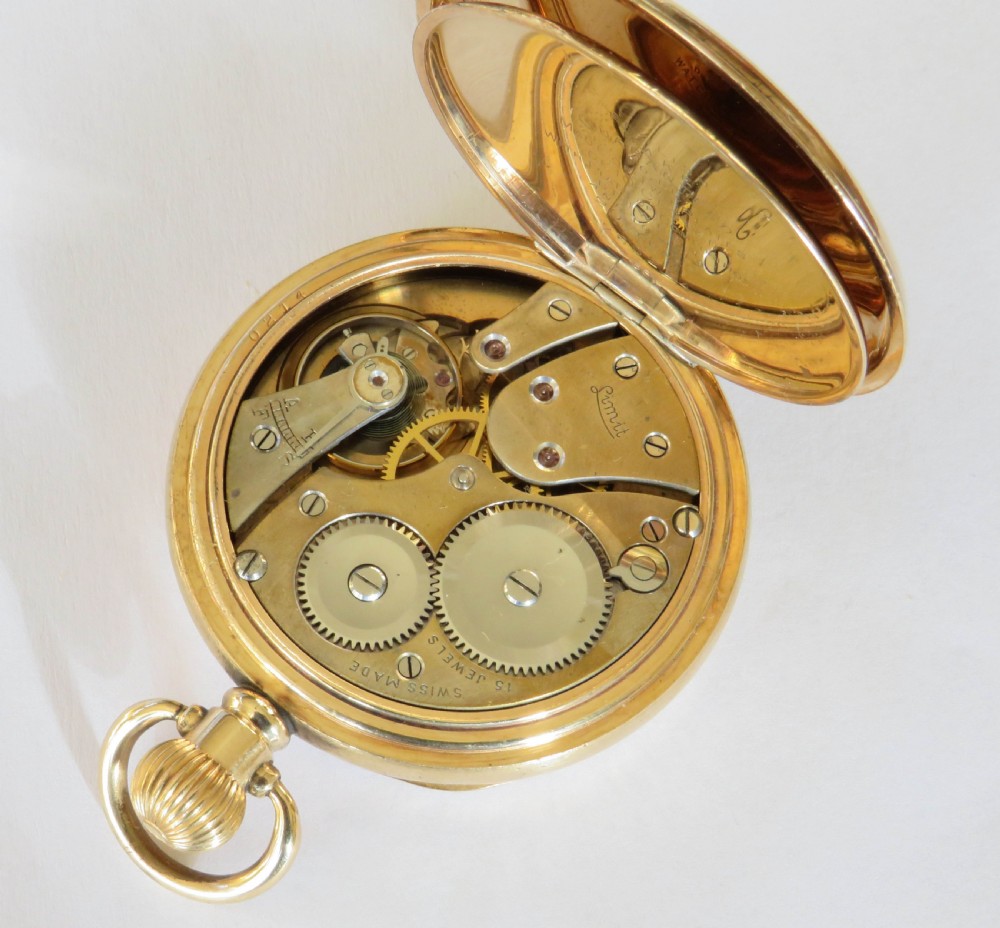 1920s Limit pocket watch and antique rosewood box View VI