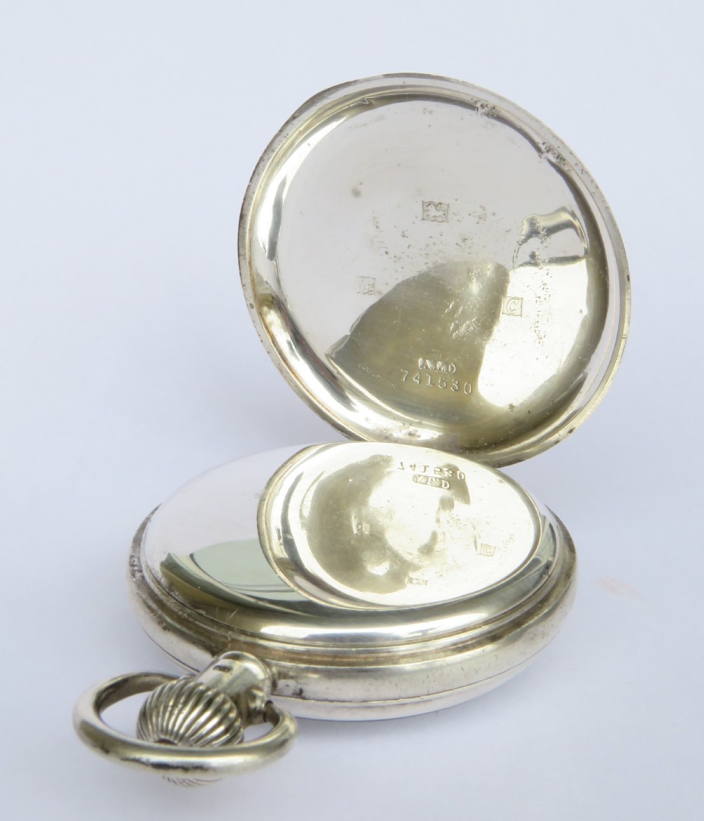 Silver Smiths pocket watch for J W Benson, 1952 View III