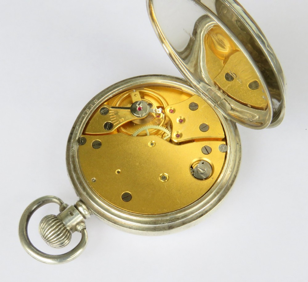 Silver Smiths pocket watch for J W Benson, 1952 View IV
