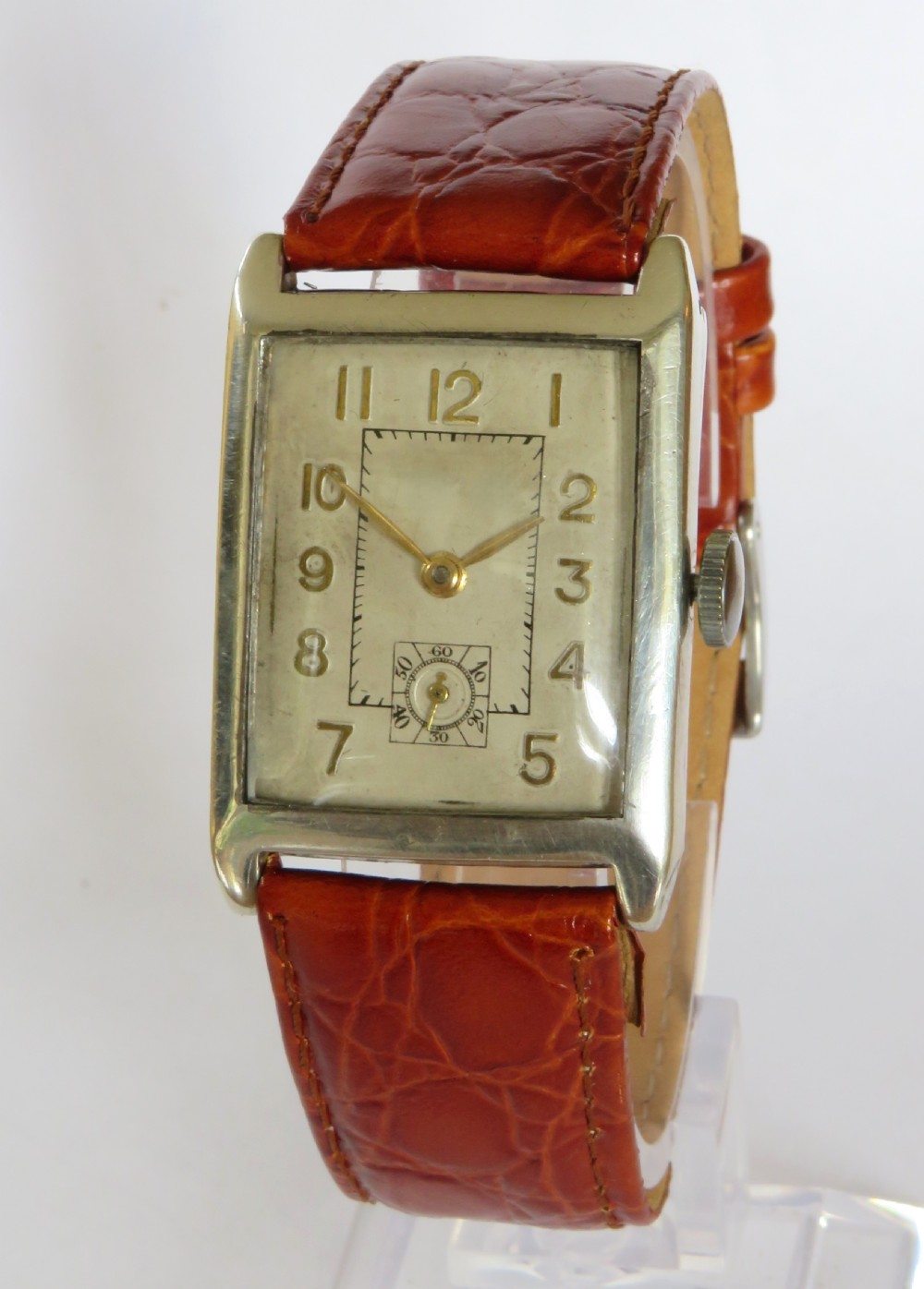 Gents 1929 silver Lanco wrist watch