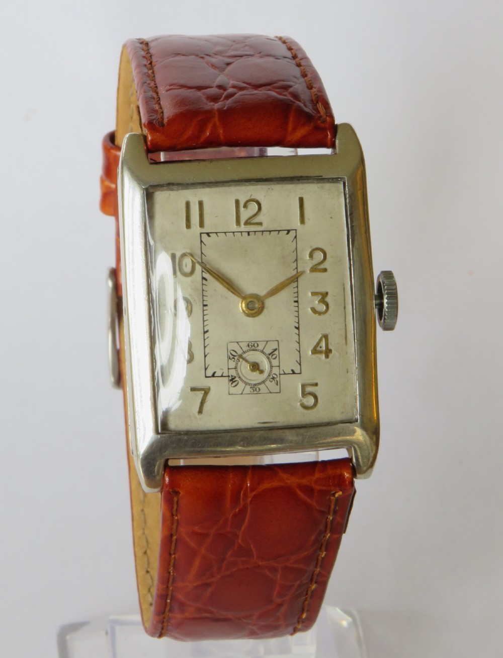 Gents 1929 silver Lanco wrist watch View II