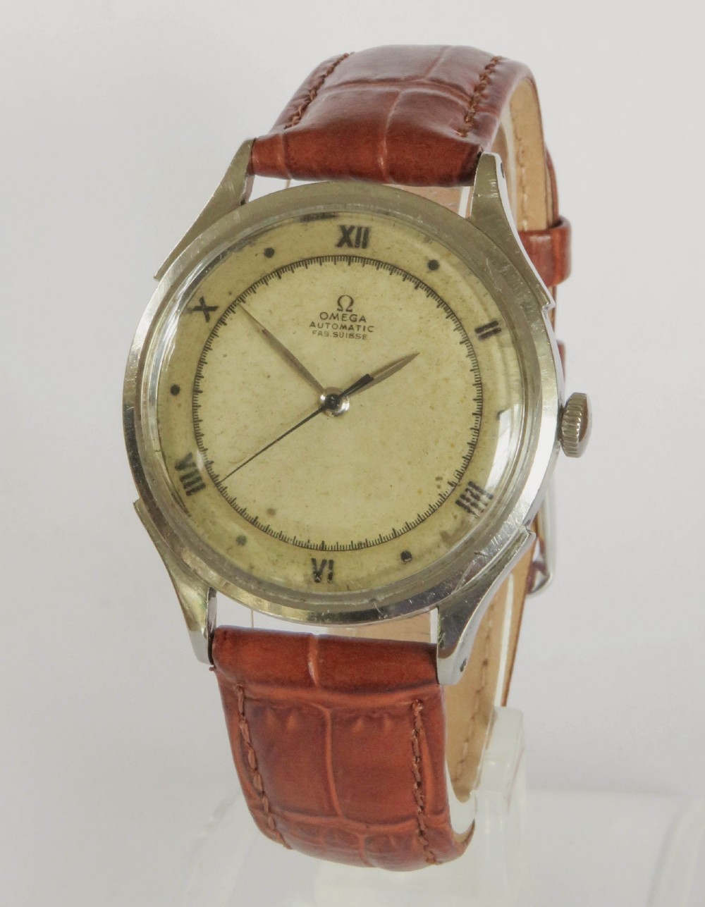 Gents Omega Ambassador bumper automatic wrist watch, 1944 View II