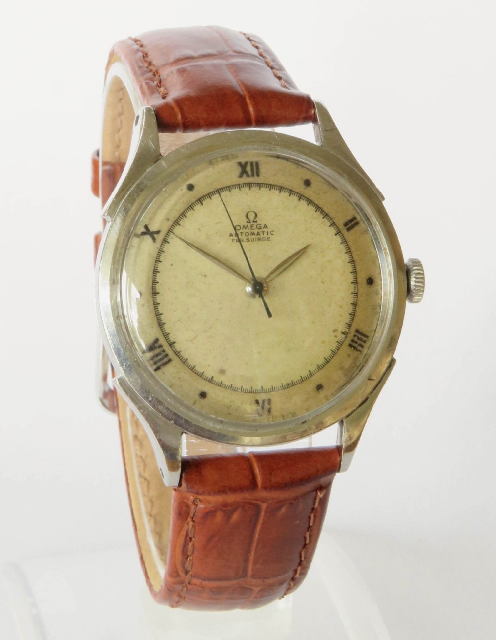 Gents Omega Ambassador bumper automatic wrist watch, 1944 View III