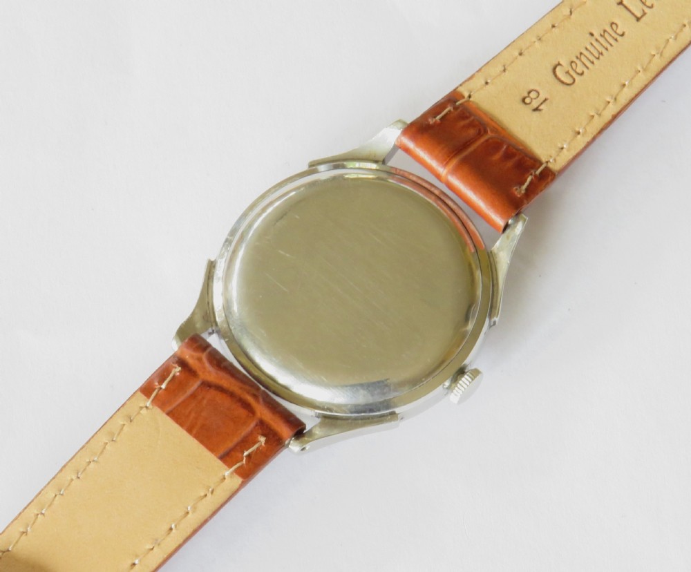 Gents Omega Ambassador bumper automatic wrist watch, 1944 View V