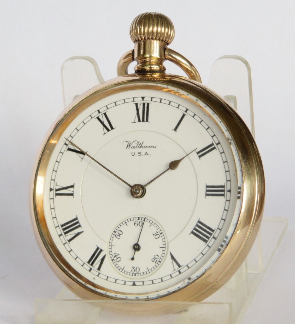 Antique Waltham Traveler pocket watch, 1902