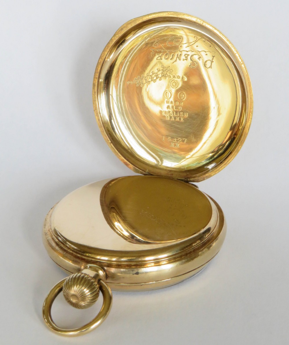 Antique Waltham Traveler pocket watch, 1902 View IV