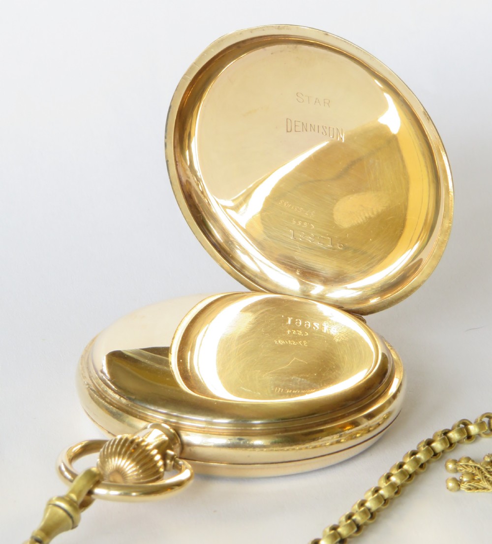 1930s Visible pocket watch and chain View III