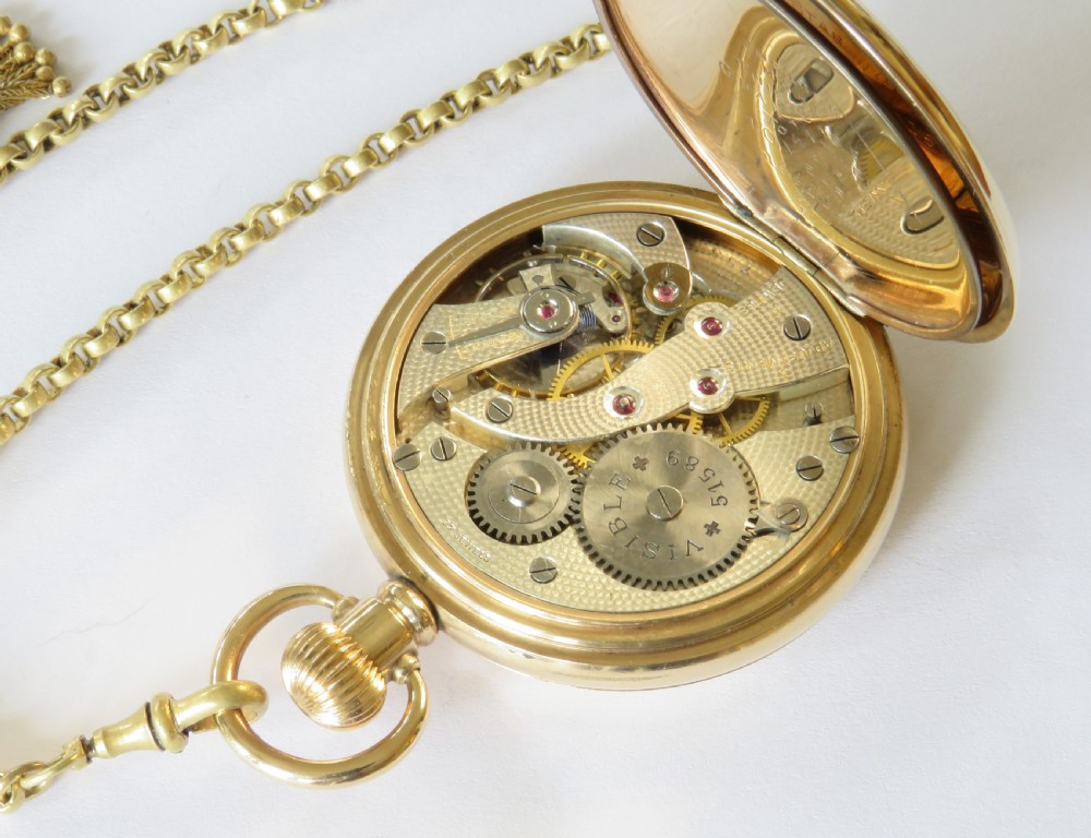 1930s Visible pocket watch and chain View IV