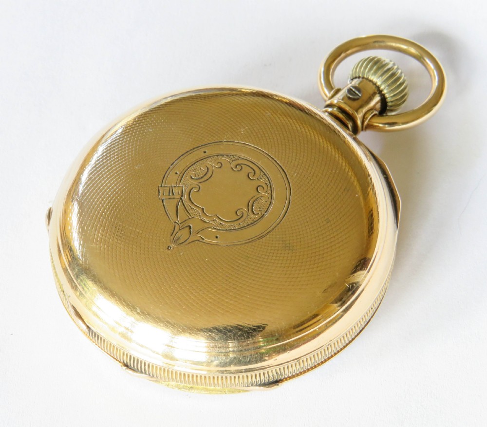 Antique Waltham Sterling pocket watch, 1878 View V