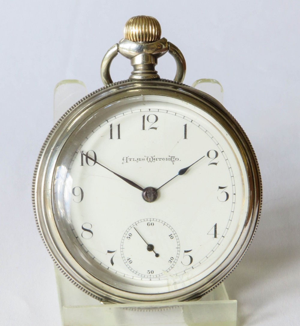 Antique Atlas Watch Co pocket watch, Elgin, 1898 View II