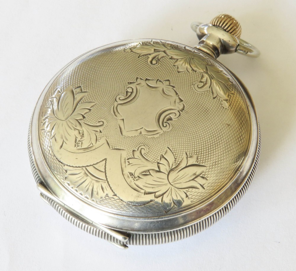 Antique Atlas Watch Co pocket watch, Elgin, 1898 View V